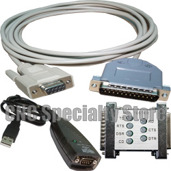 (image for) Ultimate RS232 cable KIT and USB/Serial PC adapter
